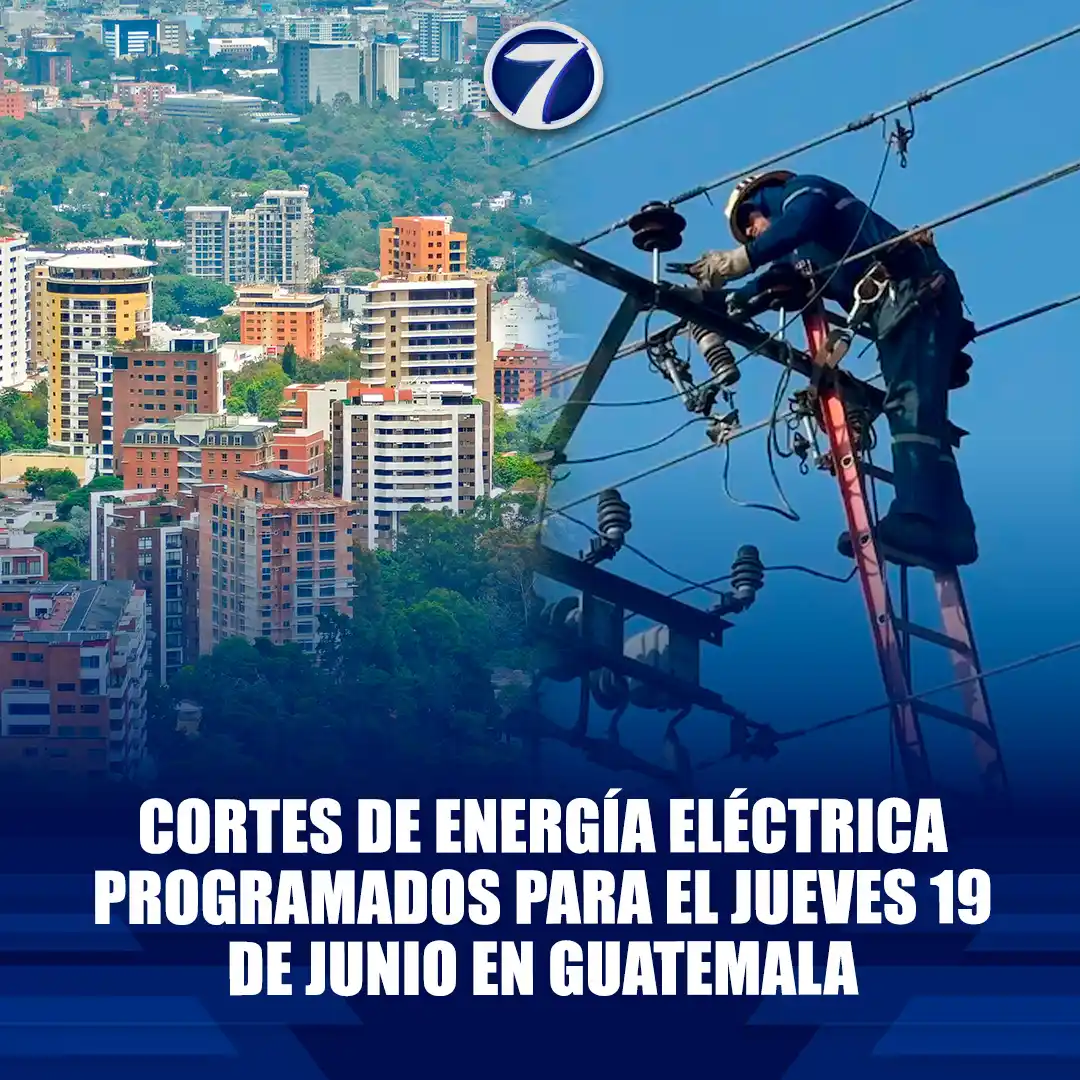 Image from Noti7: Cortes de energía eléctrica programados para el jueves 19 de junio en ...