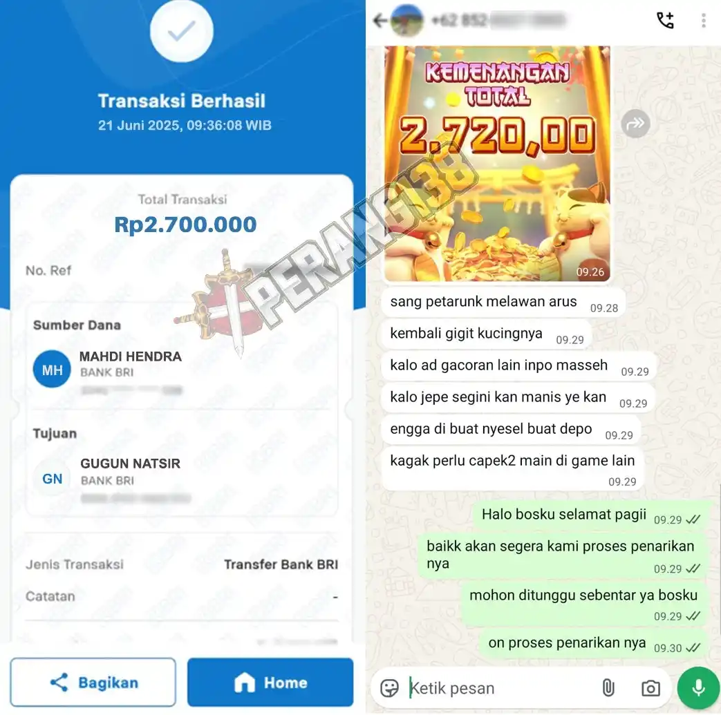 Image from vibes galau x music🎧: Dapat kemenangan saldo dari lucky neko,,menangkan saldo dari pgsoft ha...