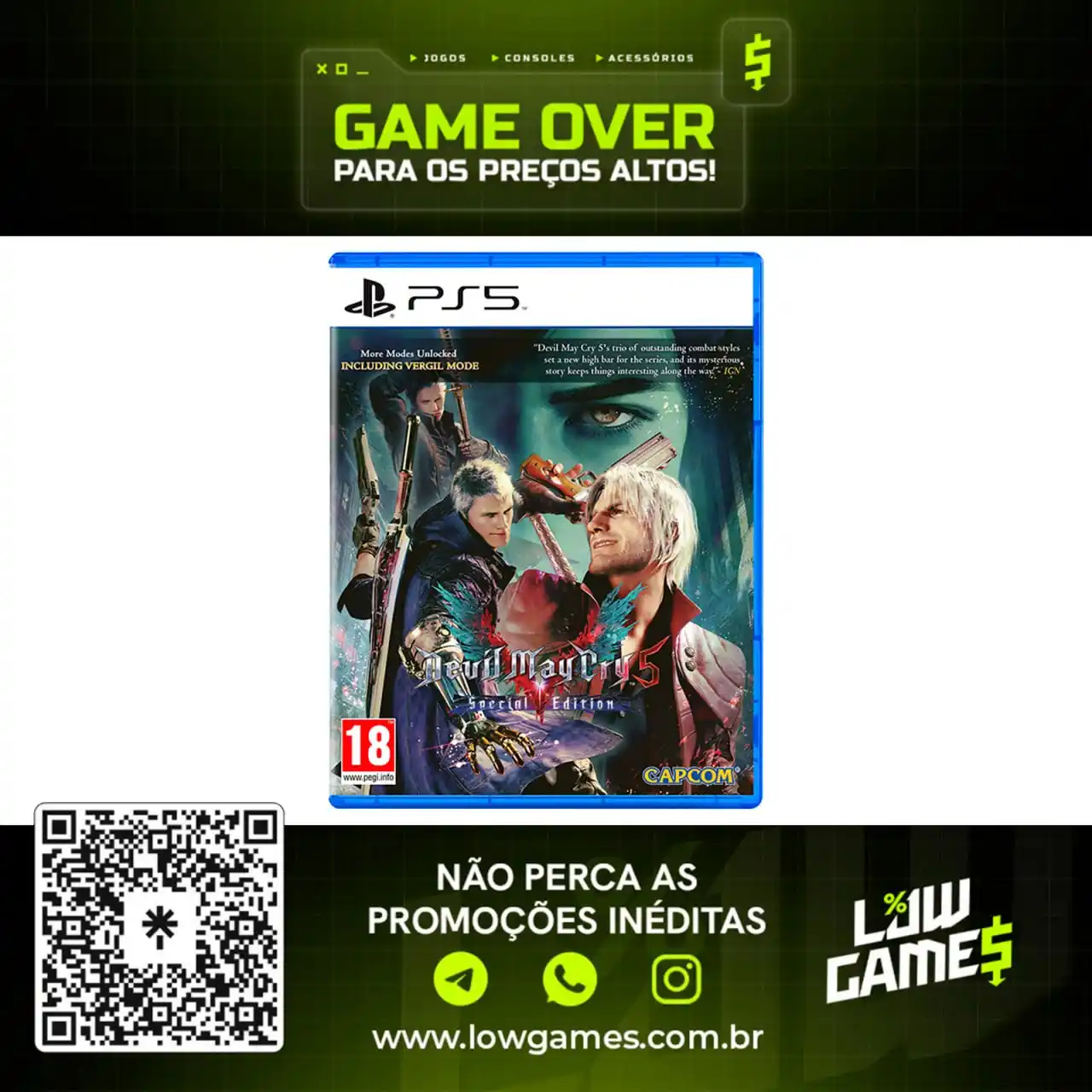 Image from Low Games: Devil May Cry 5 (Special Edition) - Mídia Física PlayStation 5  💡Eu m...