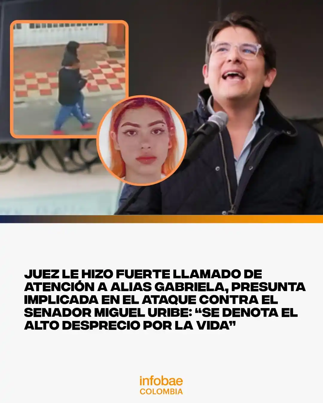 Image from Infobae Colombia: Durante la audiencia de solicitud de medida de aseguramiento, la togad...