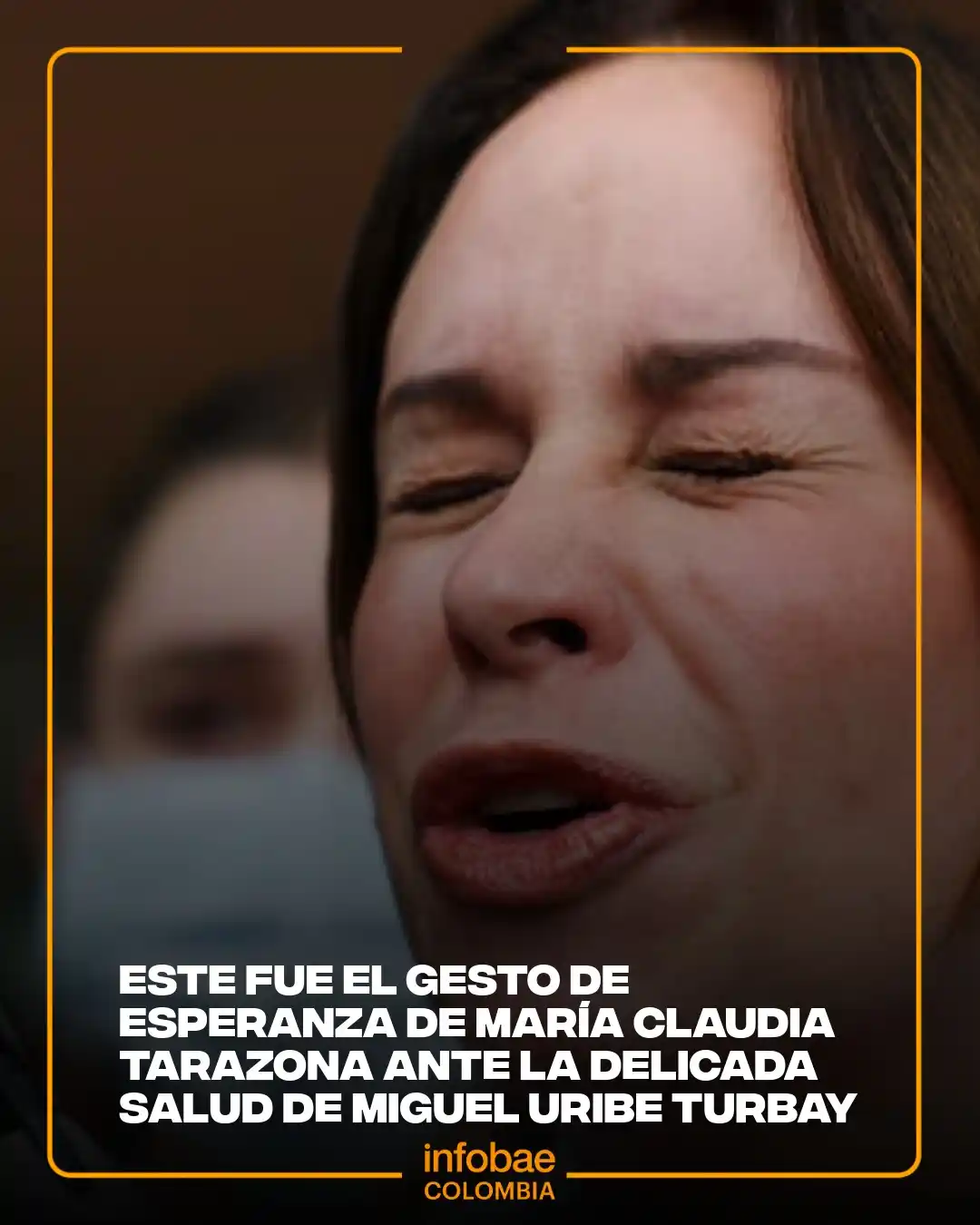 Image from Infobae Colombia: El gesto de esperanza de María Claudia Tarazona, esposa de <a class="t...