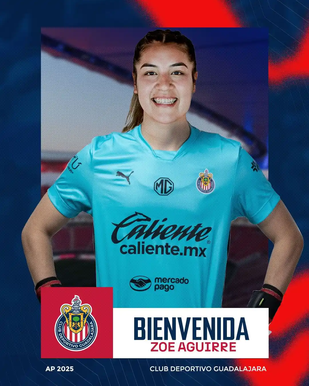 Image from CHIVAS: ¡El Rebaño tiene nueva guardiana! ⚔️ Zoe se incorpora a Chivas para ap...