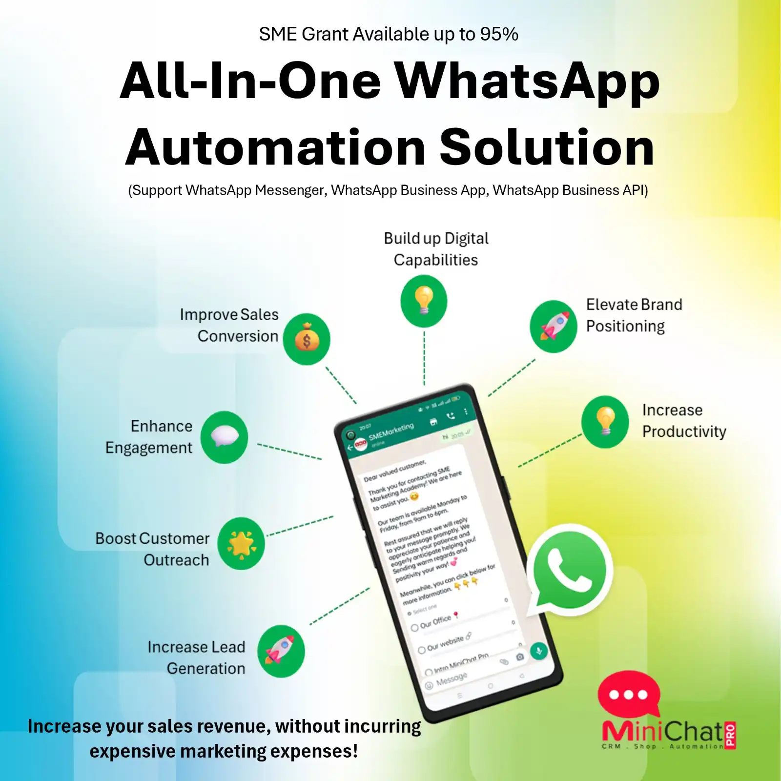 Image from SME Marketing SME Bosses Connect 🇸🇬: 🚨 *Exclusive: Master WhatsApp Marketing with Up to 95% Funding!* 🚨 ...