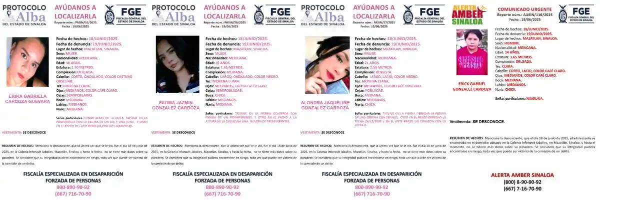 Image from Canal de información Las Noticias TVP 📺📡🎥: Familia de Mazatlán se encuentra desaparecida desde el miércoles🔎🔔 L...