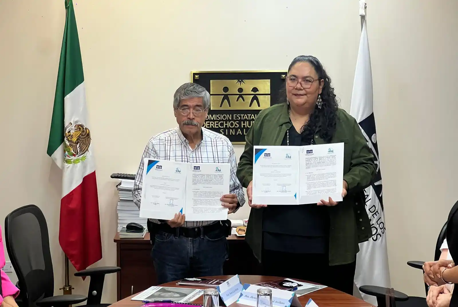 Image from Canal de  información Las Noticias TVP 📺📡🎥: Firman convenio entre la CEDH en Sinaloa y el Instituto para la Protec...