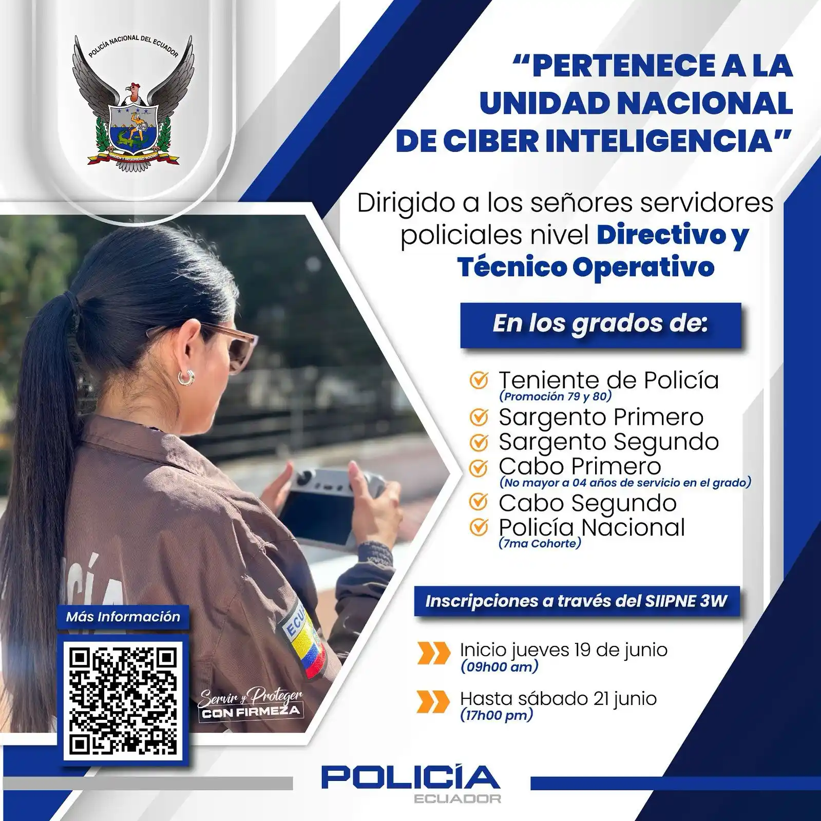 Image from Comunidad 3.01: FORMA PARTE DE LA UNIDAD NACIONAL DE CIBER INTELIGENCIA 👮🏻♀️👮🏻♂️...