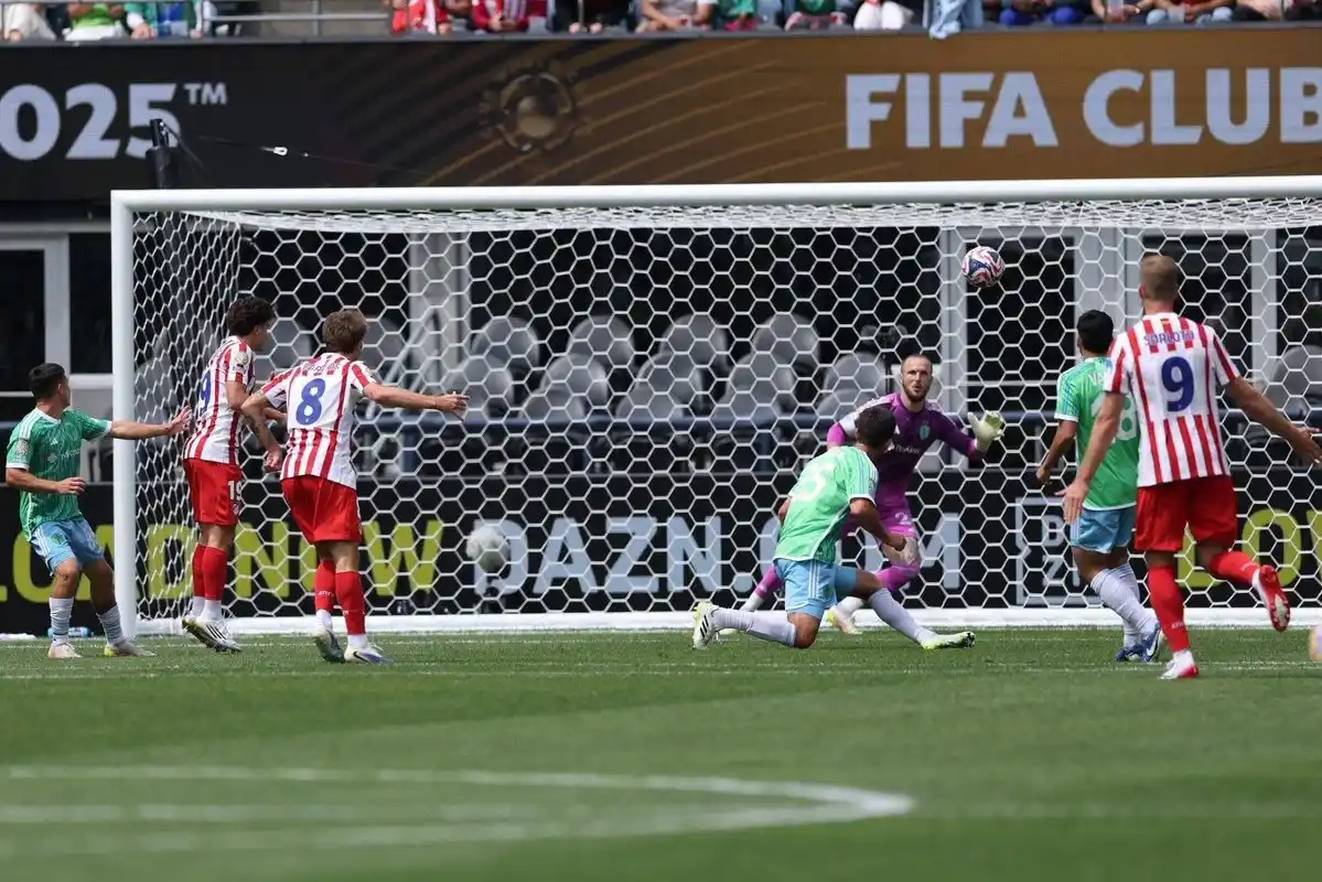 Image from All PSL Soccer Fans TV, we Stream all Football games, for Free.: *⏰* FT’  *🇺🇸 Seattle Sounders 1-3 Atlético Madrid 🇪🇸*  *Diego Sime...