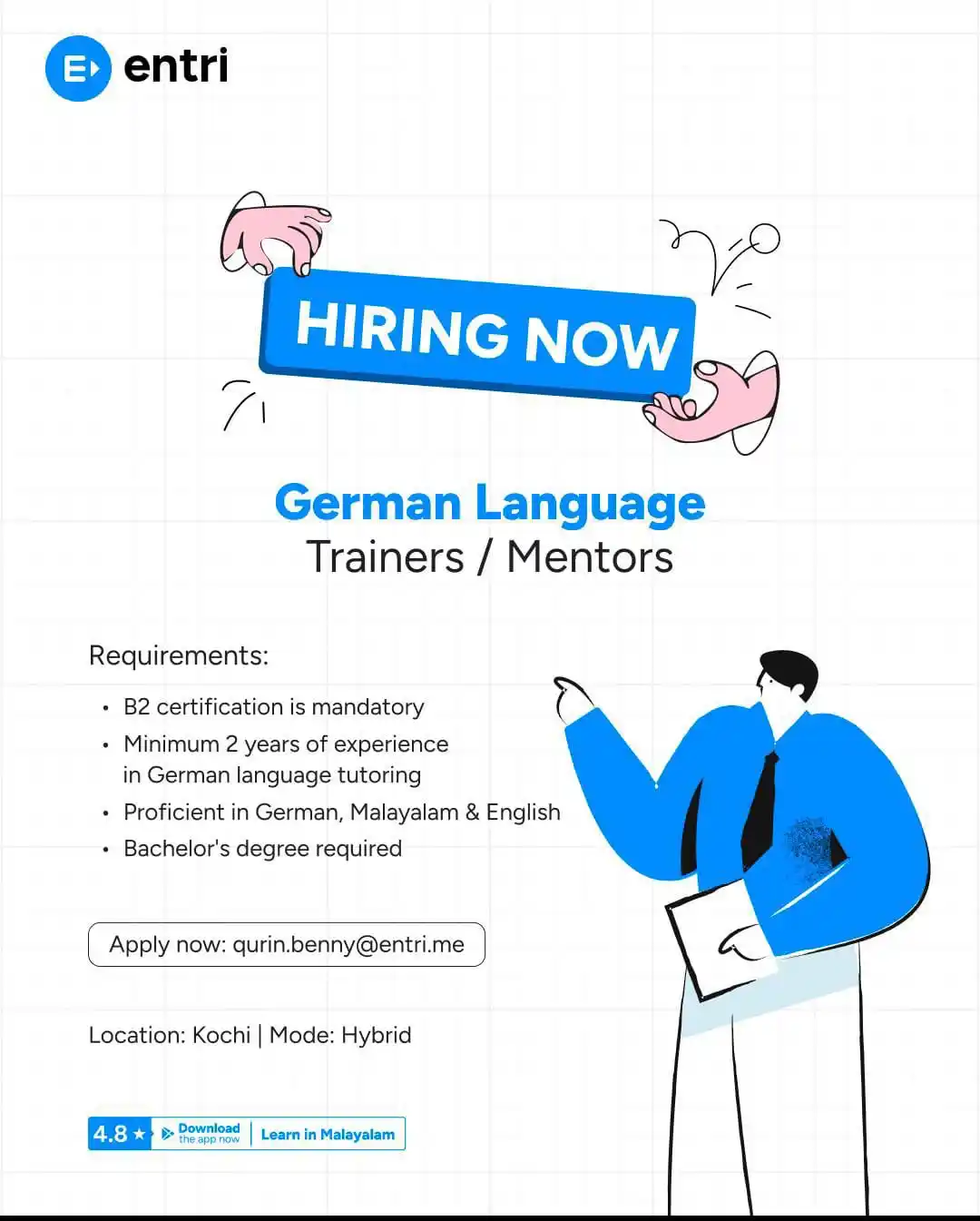 Image from Job Openings: German Language Trainers / Mentors...