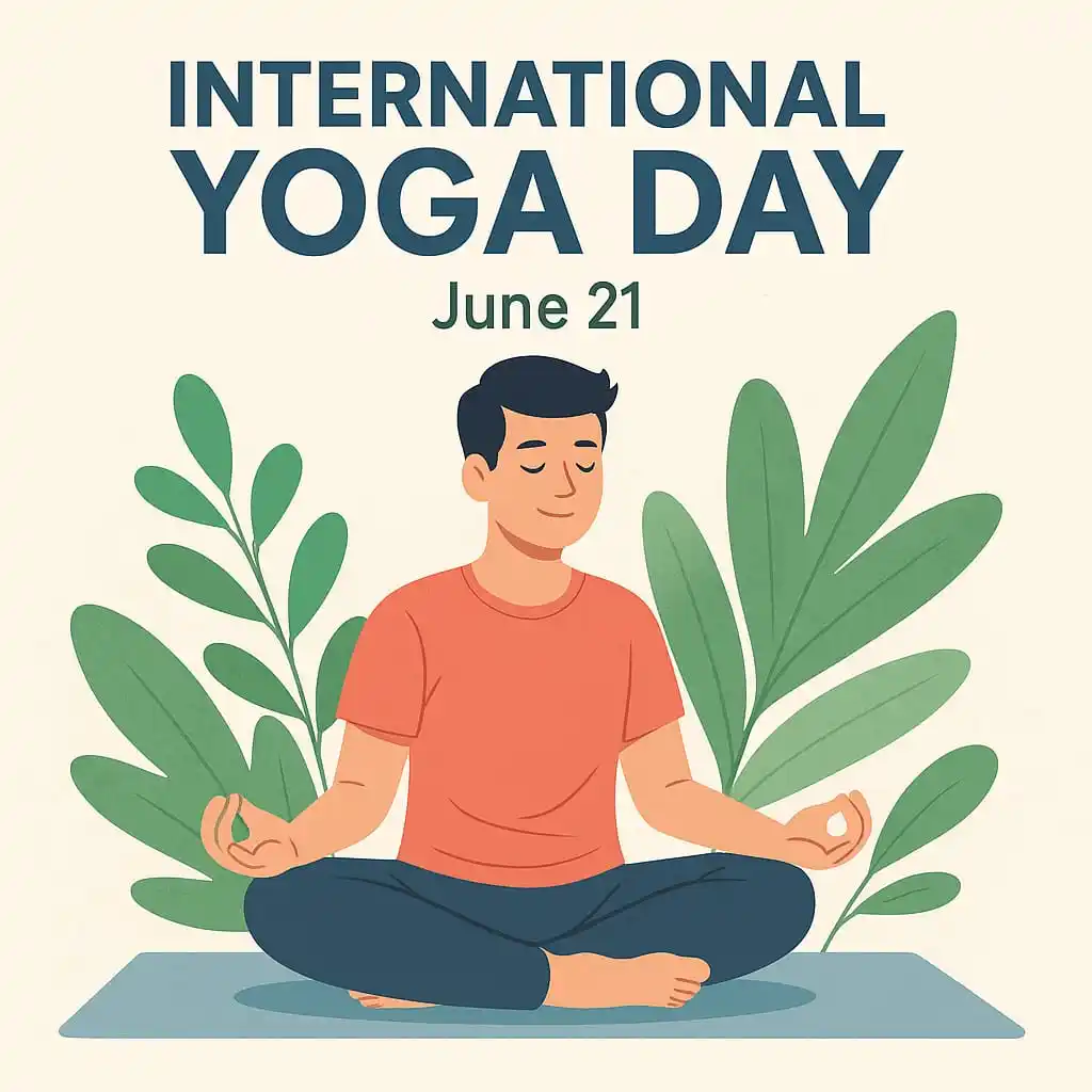 Image from Dr Sarthak - HealthHub: 🧘‍♀️ *Happy International Yoga Day!* 📅 21st June | 🌍 Yoga for Human...