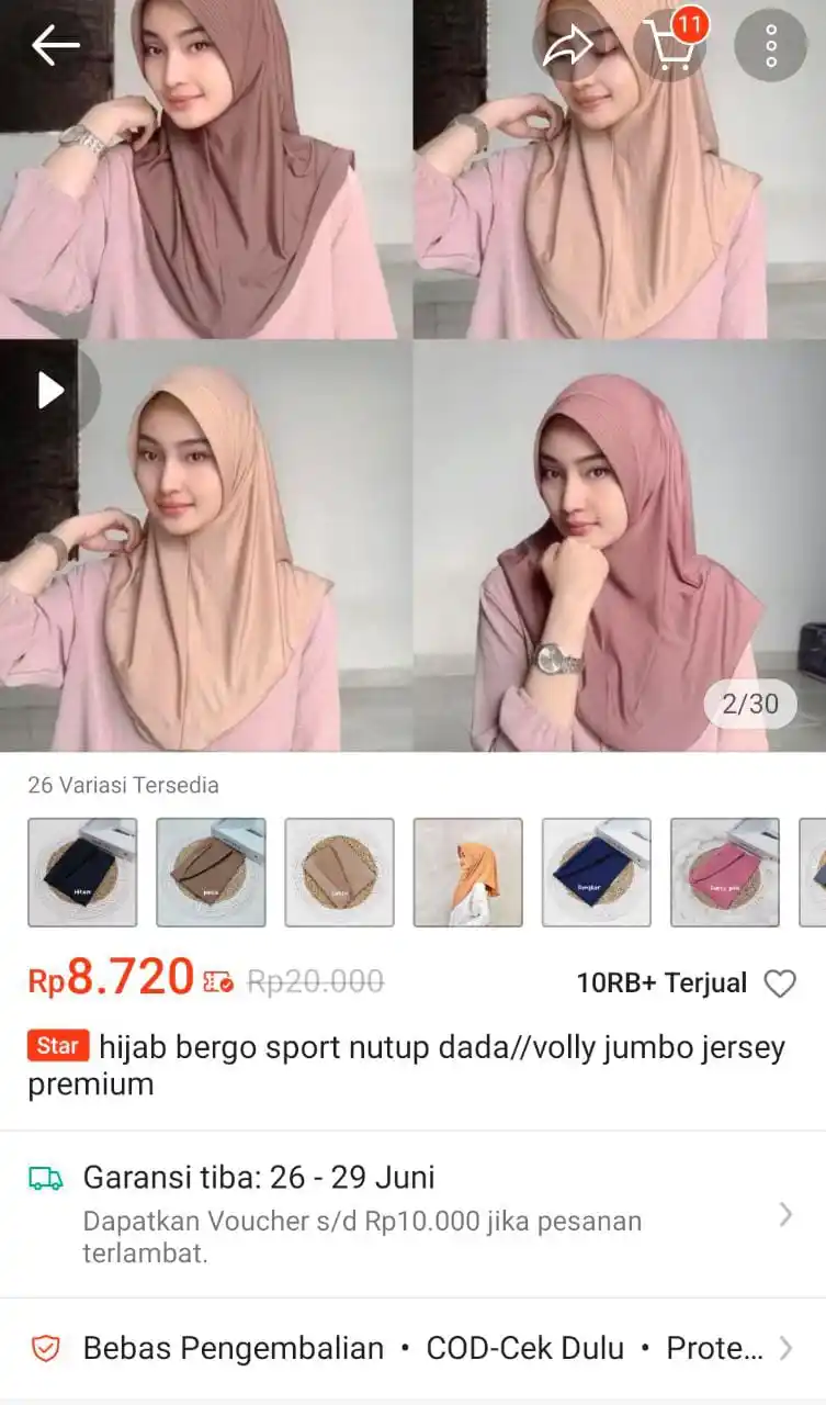 Image from Racun Promo Shopee 🧡: Hijab bergo spotr https://s.shopee.co.id/5VJkGSxQFE?share_channel_code...