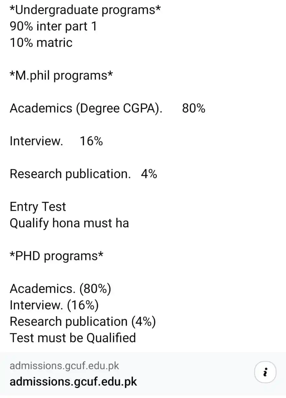 Image from The Career Guide Pakistan | TCG Pakistan: *⚠️ How to Calculate Merit| Merit Formula|BS Undergraduate| M.phil & P...