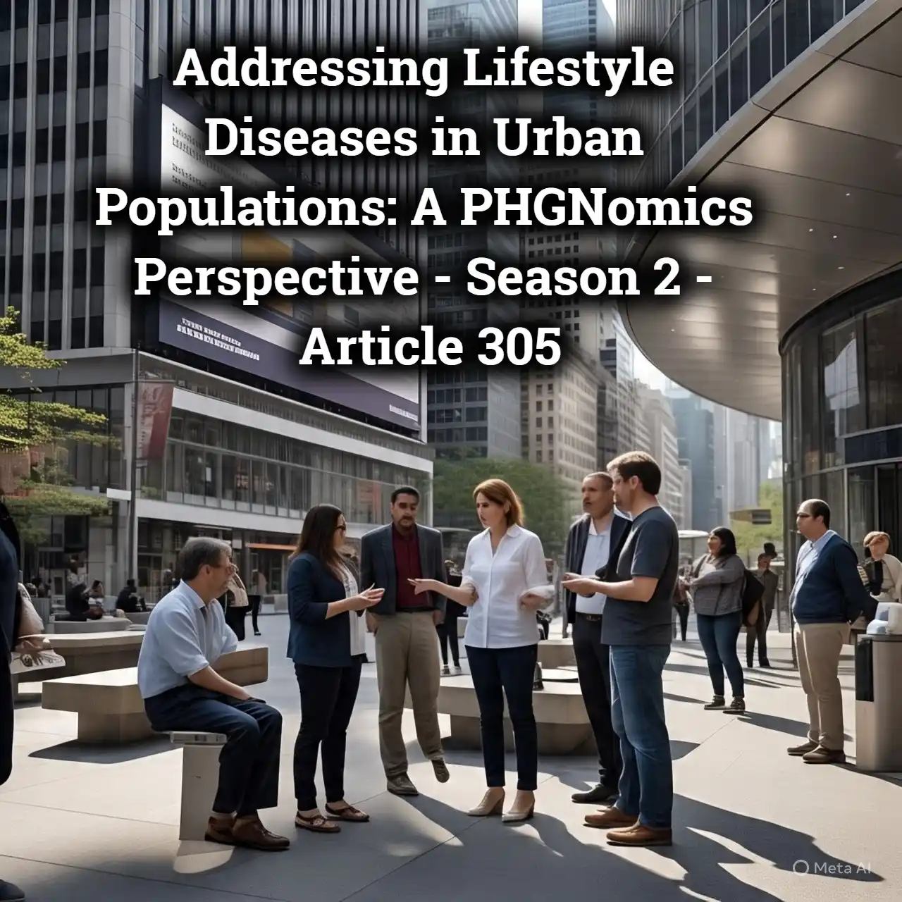 Image from CorporateSagePrakash: https://bit.ly/3SU1HQD  *Addressing Lifestyle Diseases in Urban Popula...