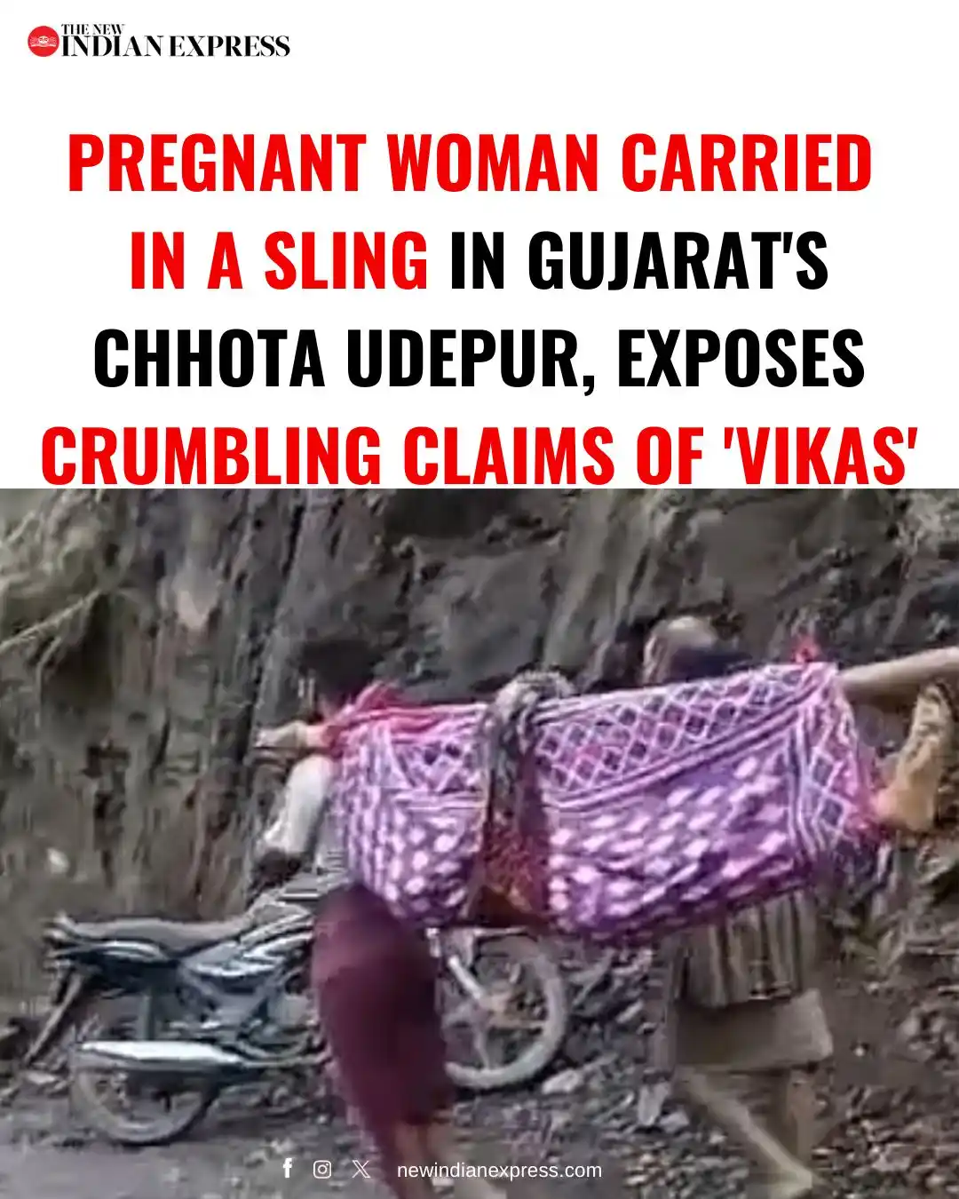 Image from The New Indian Express: In what can only be described as a shocking indictment of Gujarat’s 'd...