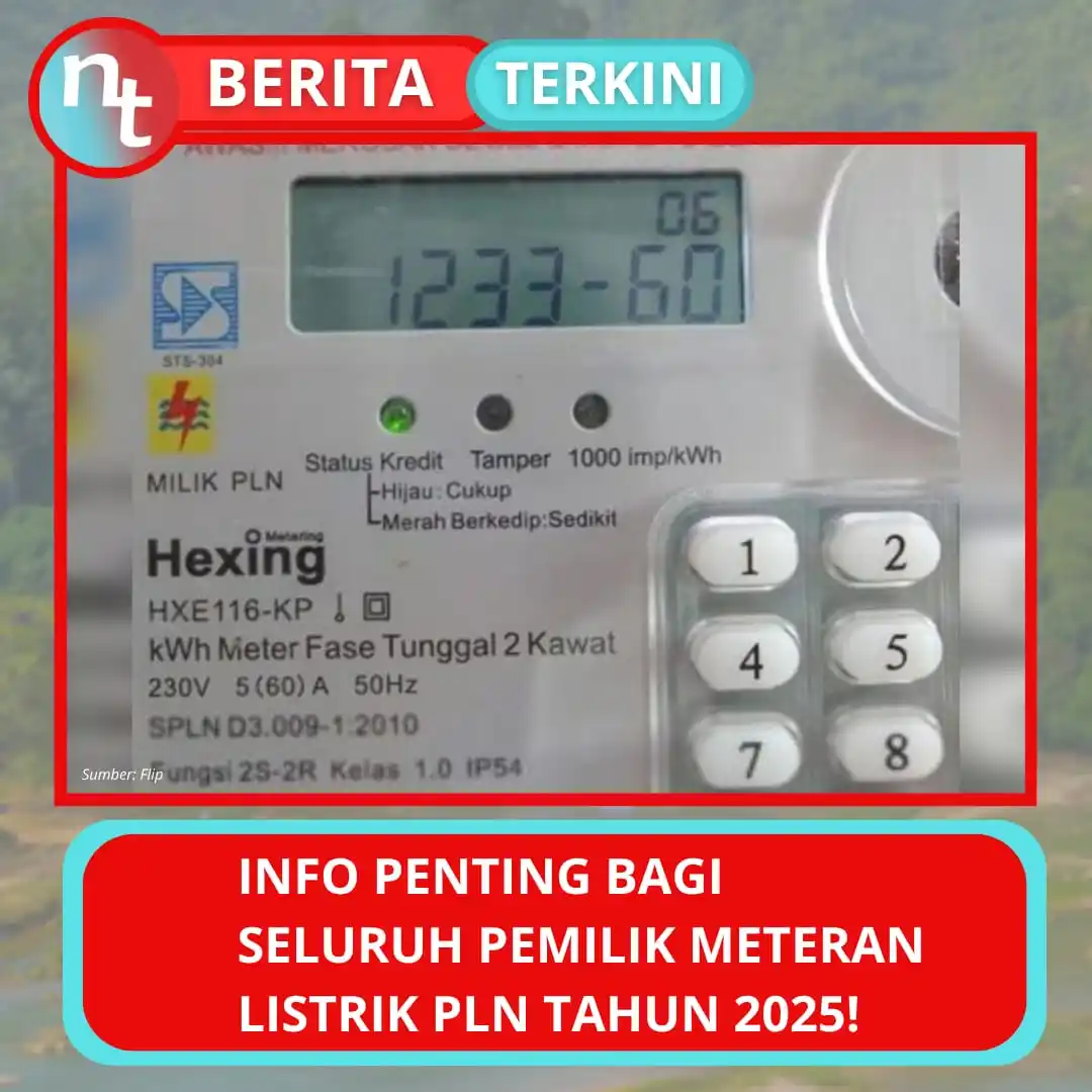 Image from NESIATIMES.COM: Info Penting Bagi Seluruh Pemilik Meteran Listrik PLN Tahun 2025, Semu...