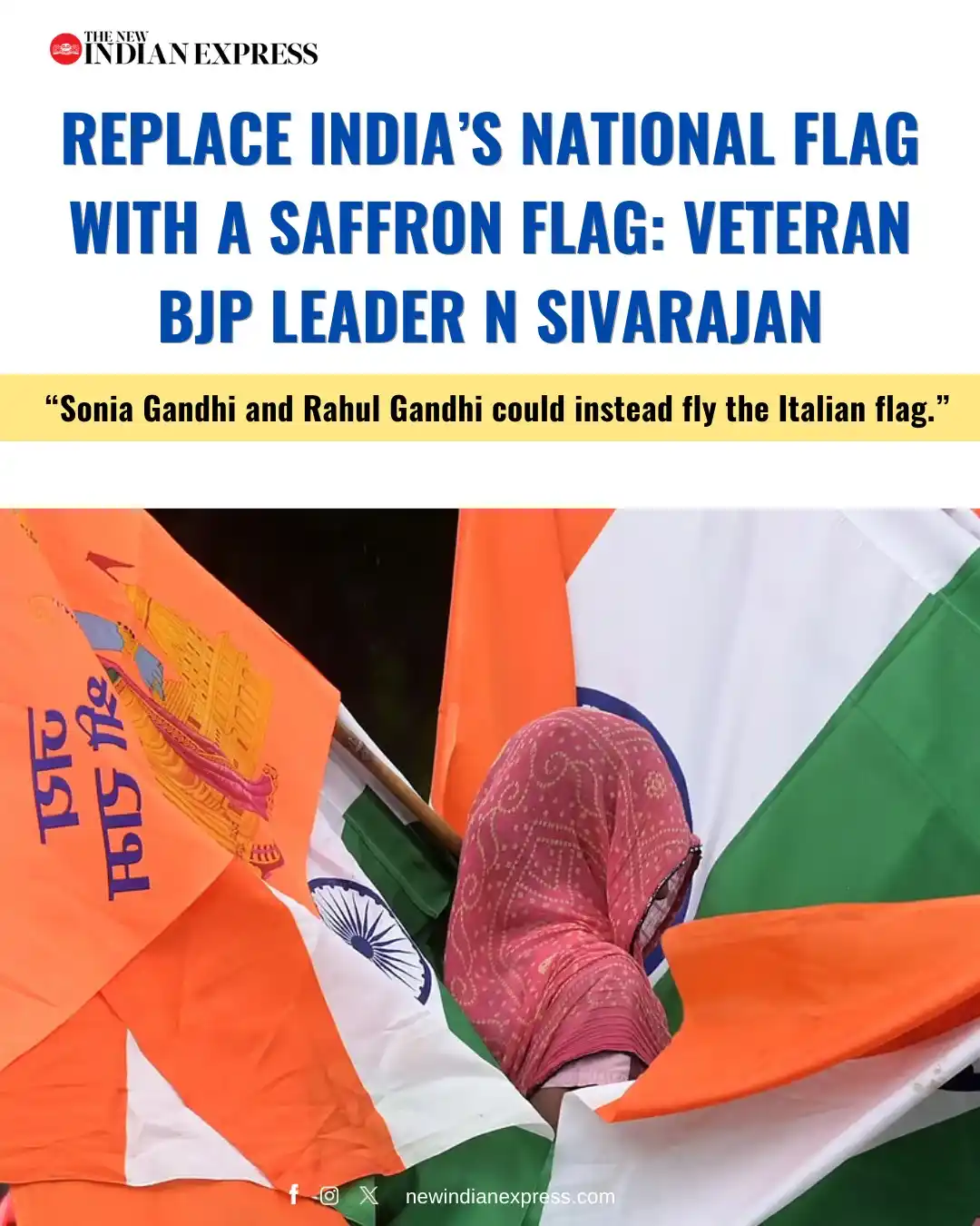 Image from The New Indian Express: Inviting widespread outrage, likely to escalate political debate in da...