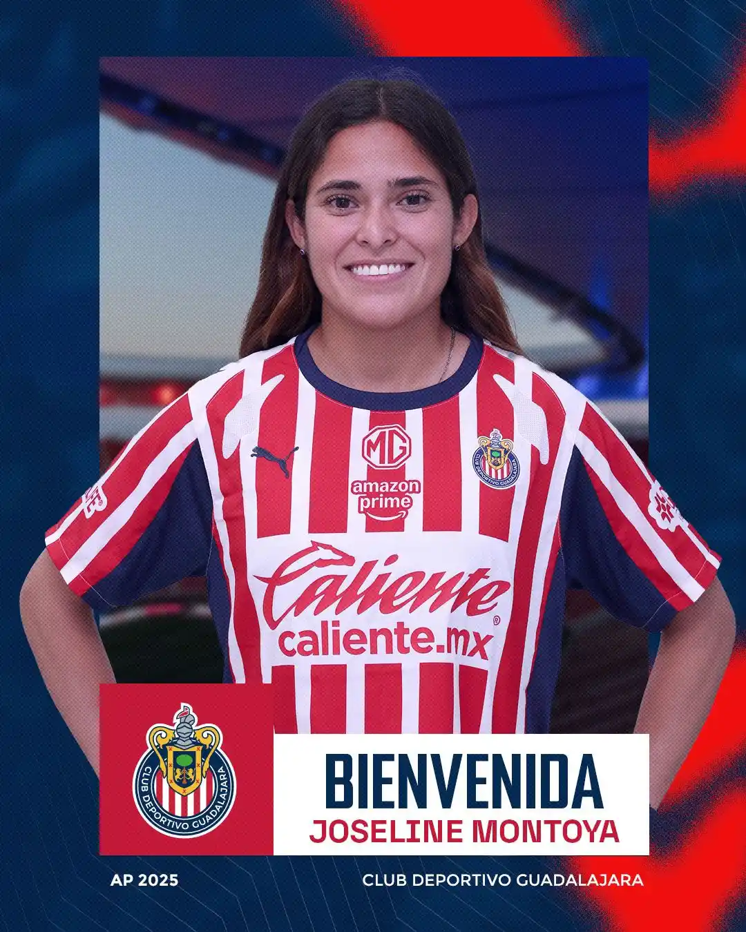 Image from CHIVAS: 🔴⚪️ ¡Joseline Montoya vuelve al Rebaño! 🔴⚪️ Formada como Rojiblanca...