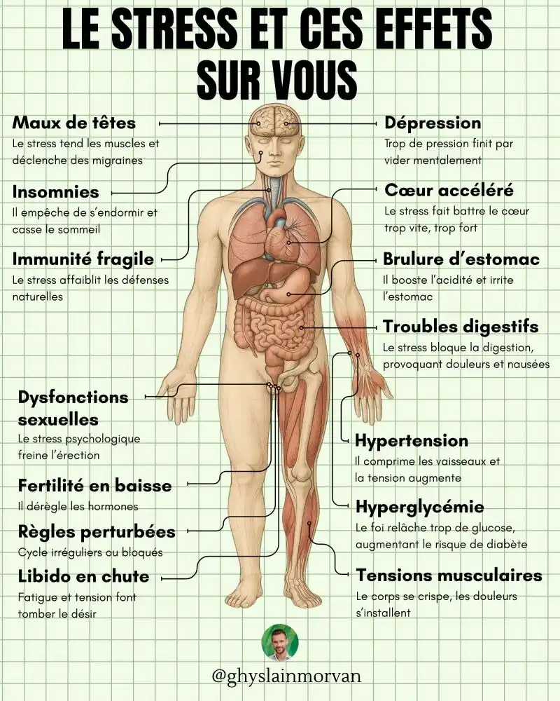 Image from CadreAnnonces: Offres d'Emploi: Le stress ne se voit pas, Mais ses effets sont terribles. Voici 8 cons...
