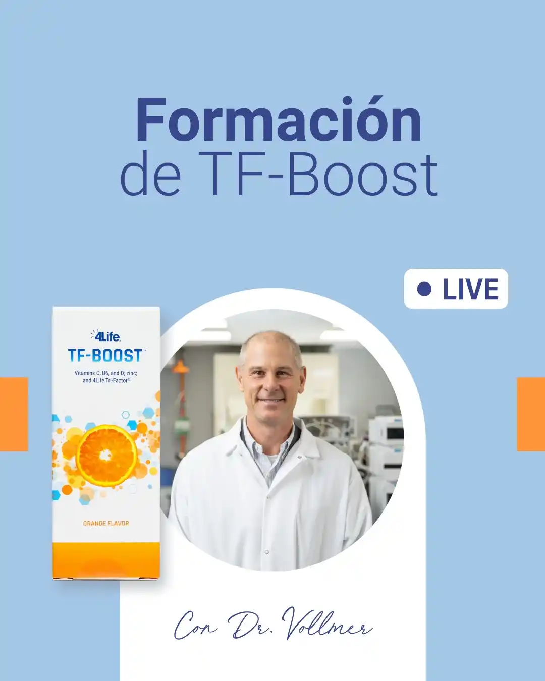 Image from 4Life Europe - Español 🇪🇸: 📣 ¡Llega una nueva formación EN DIRECTO con el Dr. David Vollmer! *S...