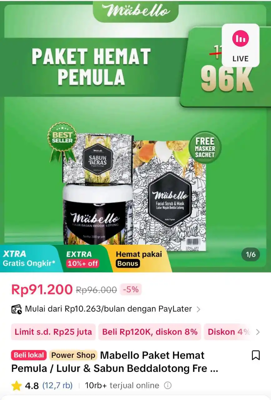 Image from racun shopee X tiktokshopp🛍: Lulur bedda lotong https://vt.tokopedia.com/t/ZSk7e6qYF/...