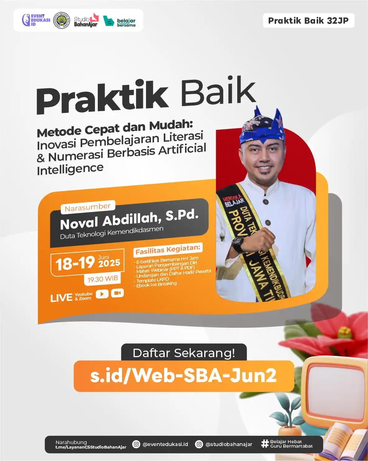 Image from Webinar Edukarya: *🚨[MALAM INI WEBINAR DIMULAI!!]*  *Masih Ada Kesempatan Mendaftar!* W...