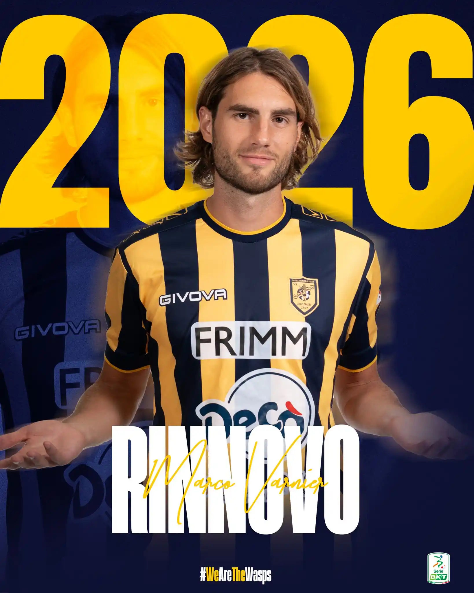 Image from S. S. Juve Stabia 1907 - Official Channel: Marco Varnier in gialloblù fino al 30 giugno 2026  🔗 https://www.ssju...