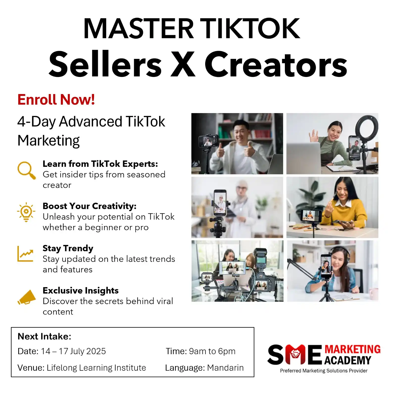 Image from SME Marketing SME Bosses Connect 🇸🇬: *MASTER TIKTOK & GENERATE EXTRA INCOME!*   *Grab Your Seat Now* >  htt...
