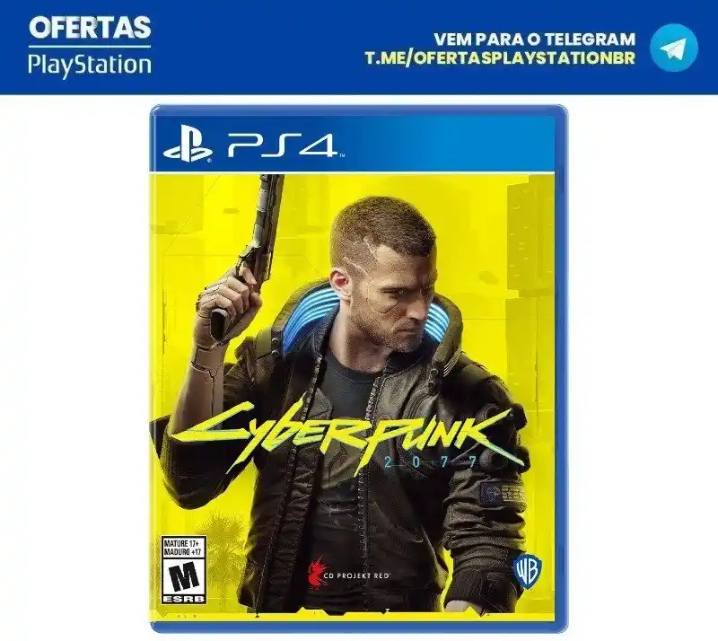 Image from Ofertas Playstation BR: *[Mídia Física] Cyberpunk 2077* via Mercado Livre🇧🇷  De ~R$249~ por ...
