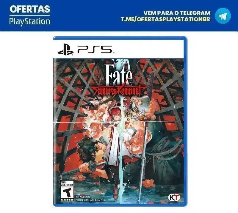 Image from Ofertas Playstation BR: 🔥 *[Mídia Física] Fate/Samurai Remnant* via Mercado Livre🇧🇷  De ~R$...