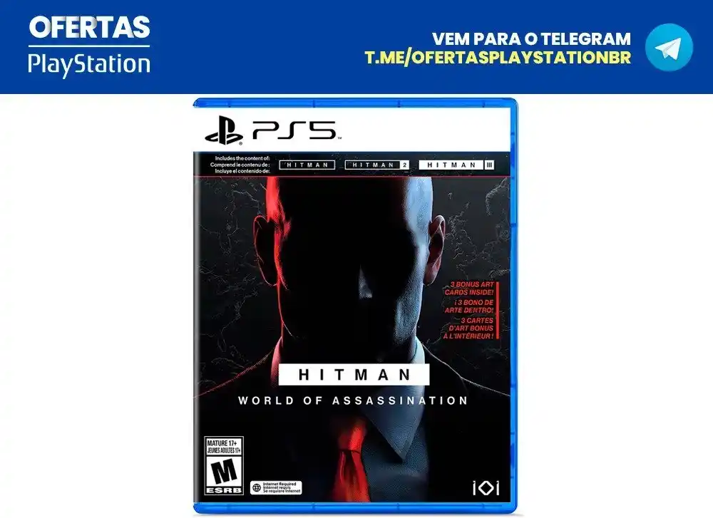 Image from Ofertas Playstation BR: *[Mídia Física] Hitman World Of Assassination* via Mercado Livre🇧🇷  ...