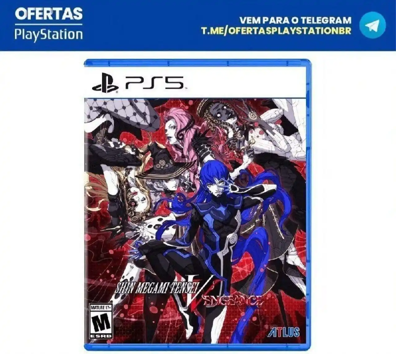 Image from Ofertas Playstation BR: 🔥 *[Mídia Física] Shin Megami Tensei V Vengeance* via Gamer Hut🇧🇷  ...