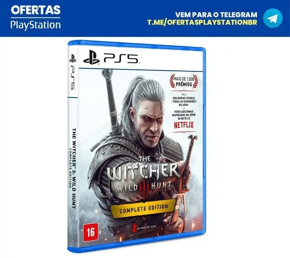 Image from Ofertas Playstation BR: *[Mídia Física] The Witcher 3: Wild Hunt Complete Edition* via Gamer H...