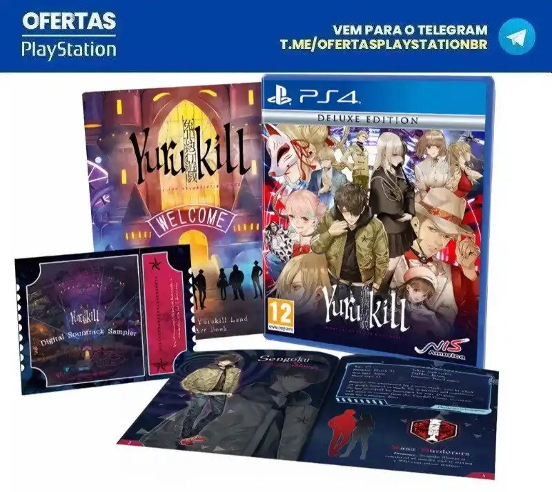 Image from Ofertas Playstation BR: *[Mídia Física] Yurukill: The Calumniation Games Deluxe Edition* via M...