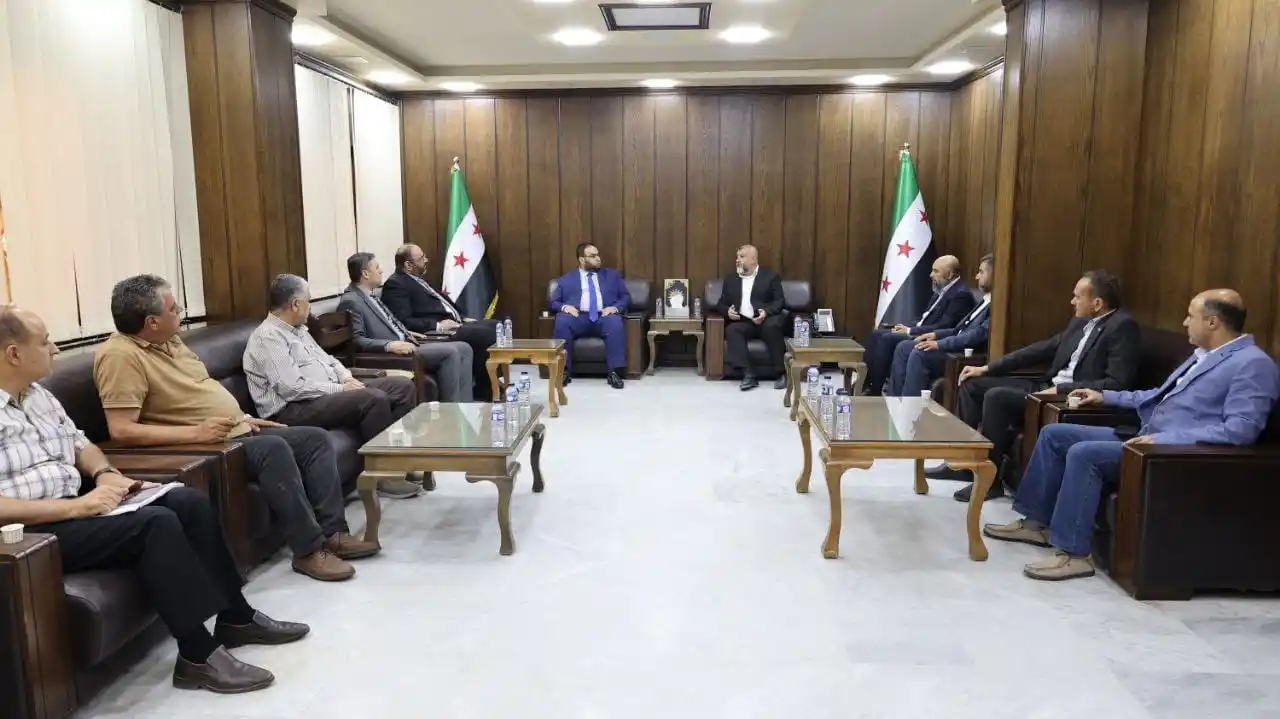 Image from درعا24 - Daraa24: مناقشة مشروع إنشاء مدينة صناعية في درعا لتعزيز التنمية الاقتصادية.  زا...