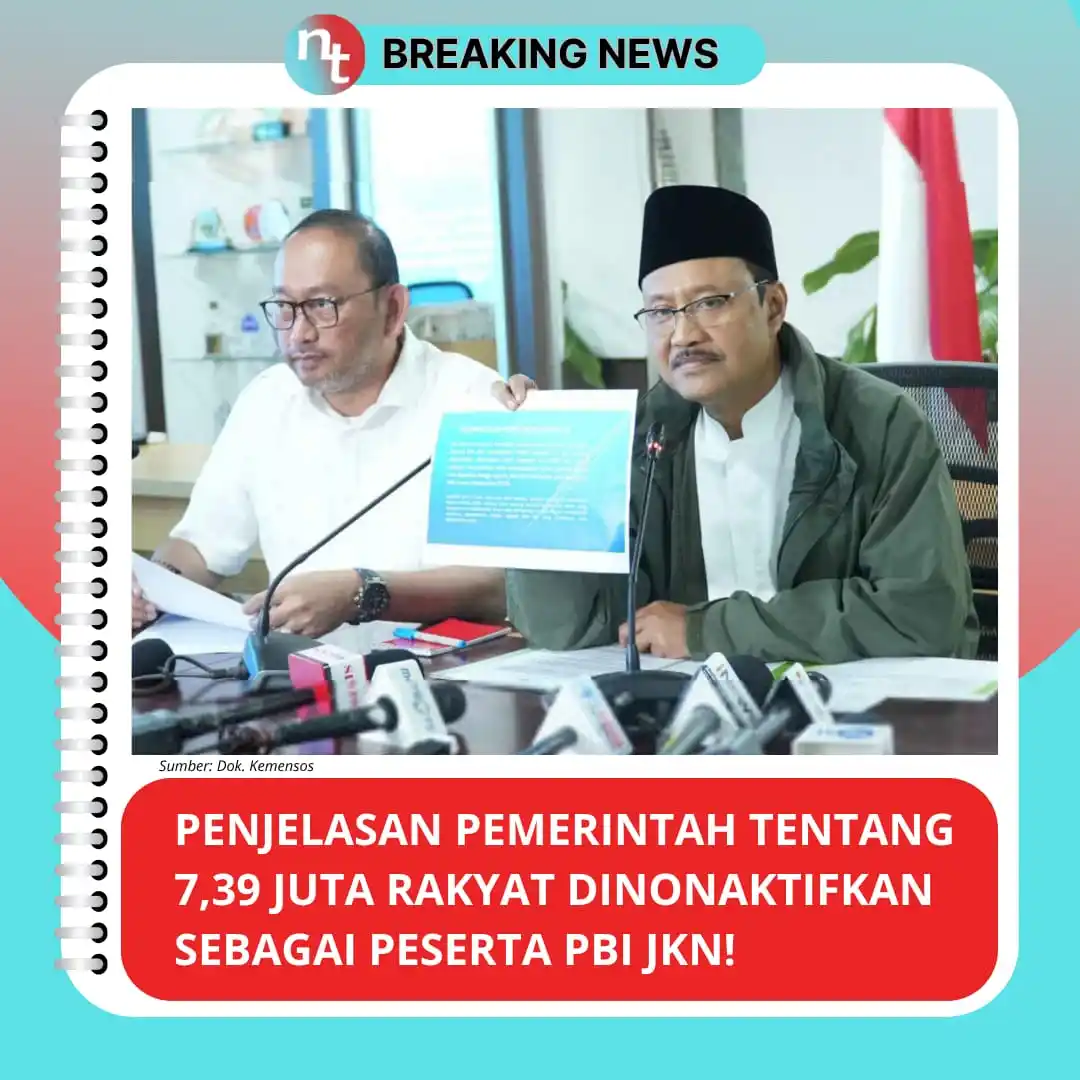Image from NESIATIMES.COM: Mohon Maaf Bagi 7,39 Juta Rakyat Indonesia, Telah Dinonaktifkan Sebaga...
