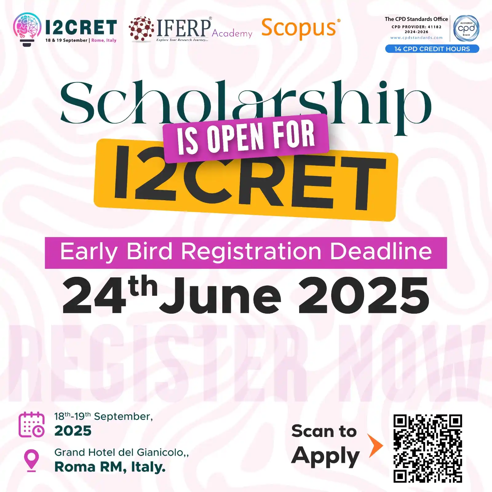 Image from IFERP: 🎓 Need funding support to showcase your research globally? Struggling...