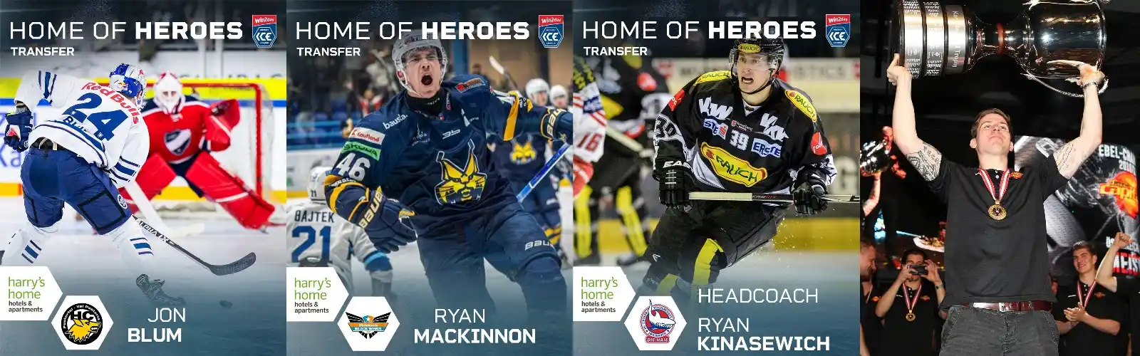 Image from win2day ICE Hockey League: *New Headcoach for Innsbruck, Top-Defenders for Pustertal and Linz and...