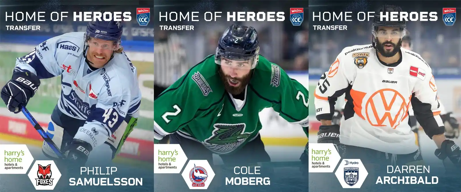 Image from win2day ICE Hockey League: *New Signings for Bolzano, Innsbruck and Fehérvár*  All Information: �...