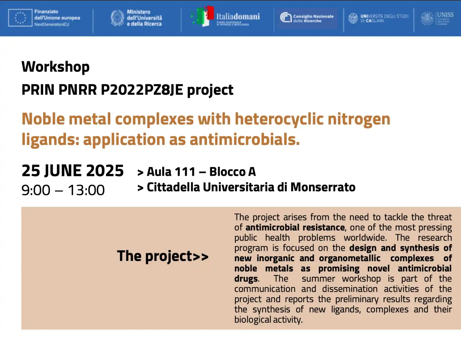 CNR - ICB - Istituto di Chimica Biomolecolare post