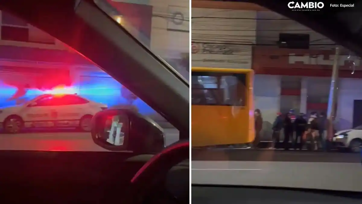 Image from Diario Cambio: 🚨 *Noche violenta en Puebla: ladrones encañonan y asaltan a pasajeros...