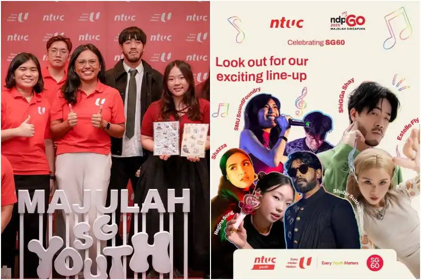 Image from The Straits Times: NTUC is hosting NDP celebrations at Marina Bay over 3 days – July 26, ...
