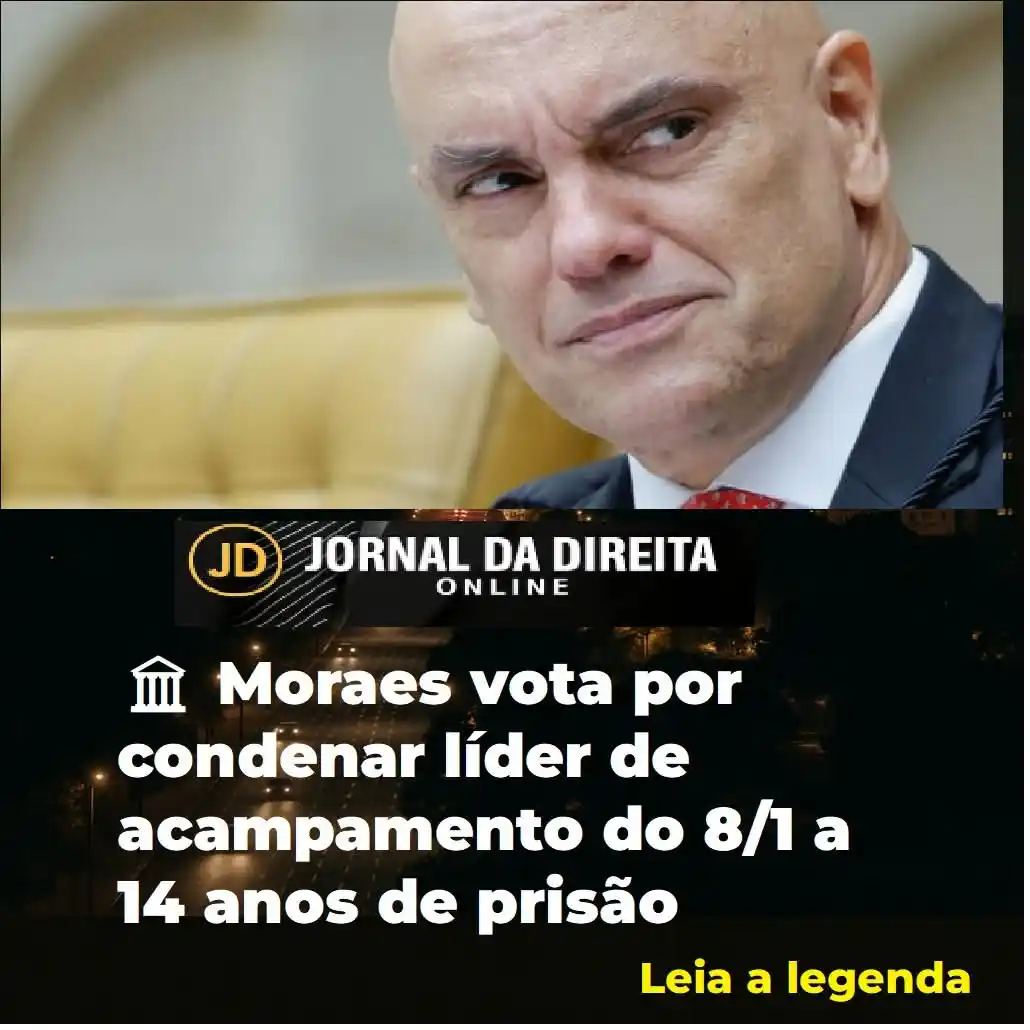 Image from Jornal Da Direita Online: O ministro Alexandre de Moraes votou nesta sexta-feira (20/06/2025) pe...