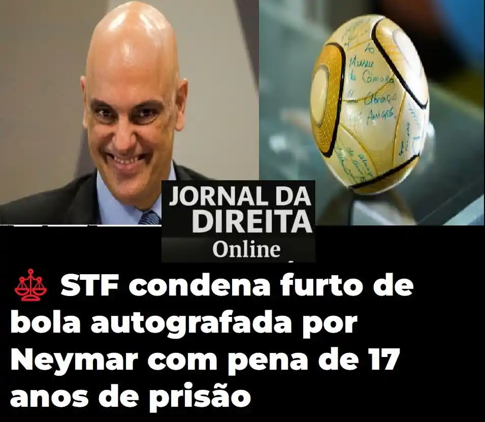 Image from Jornal Da Direita Online: O ministro Alexandre de Moraes votou pela condenação de Nelson Ribeiro...