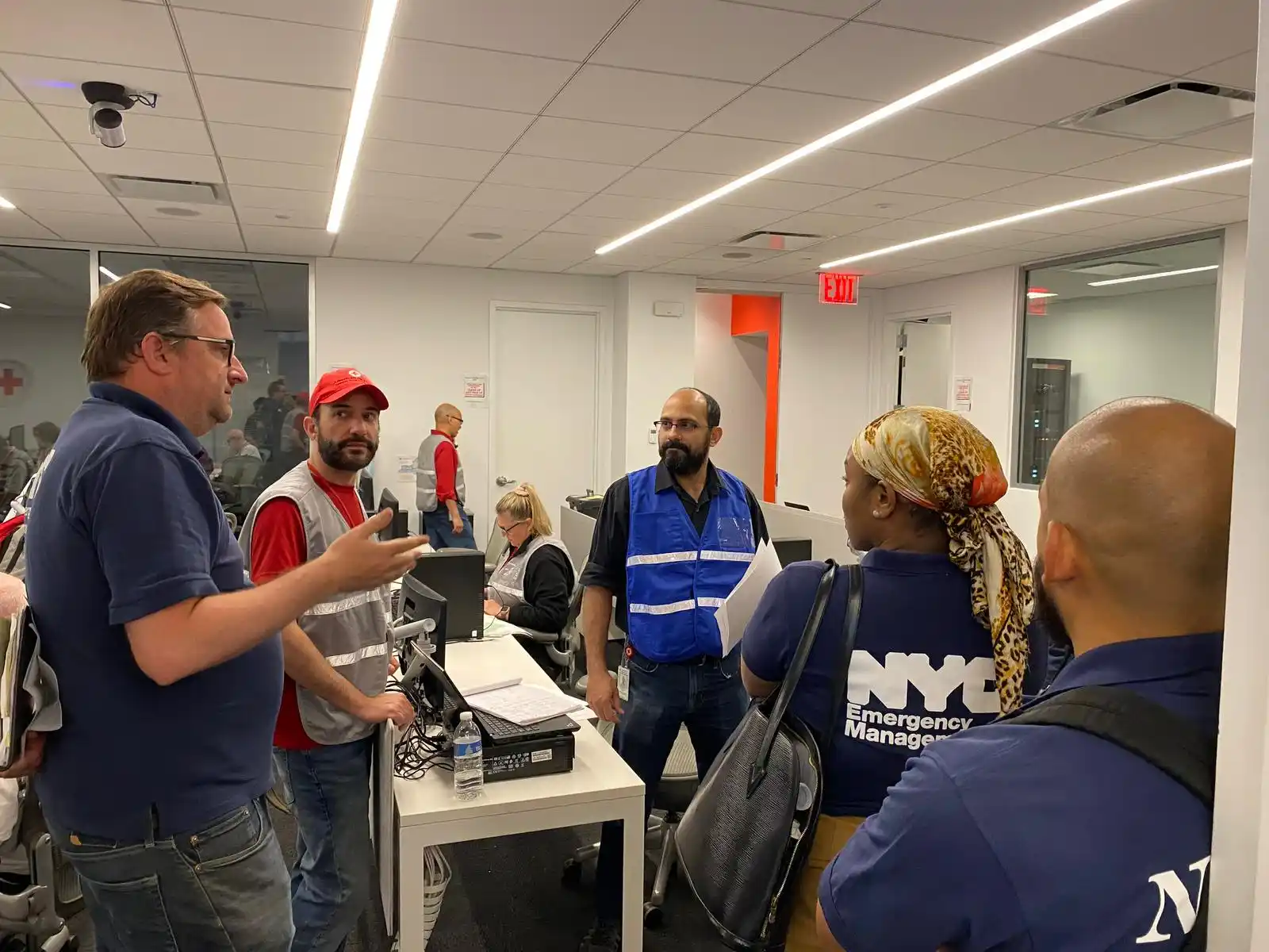 Image from NYC Emergency Management: On June 7, NYCEM personnel from the Human Services, Exercises, Recover...