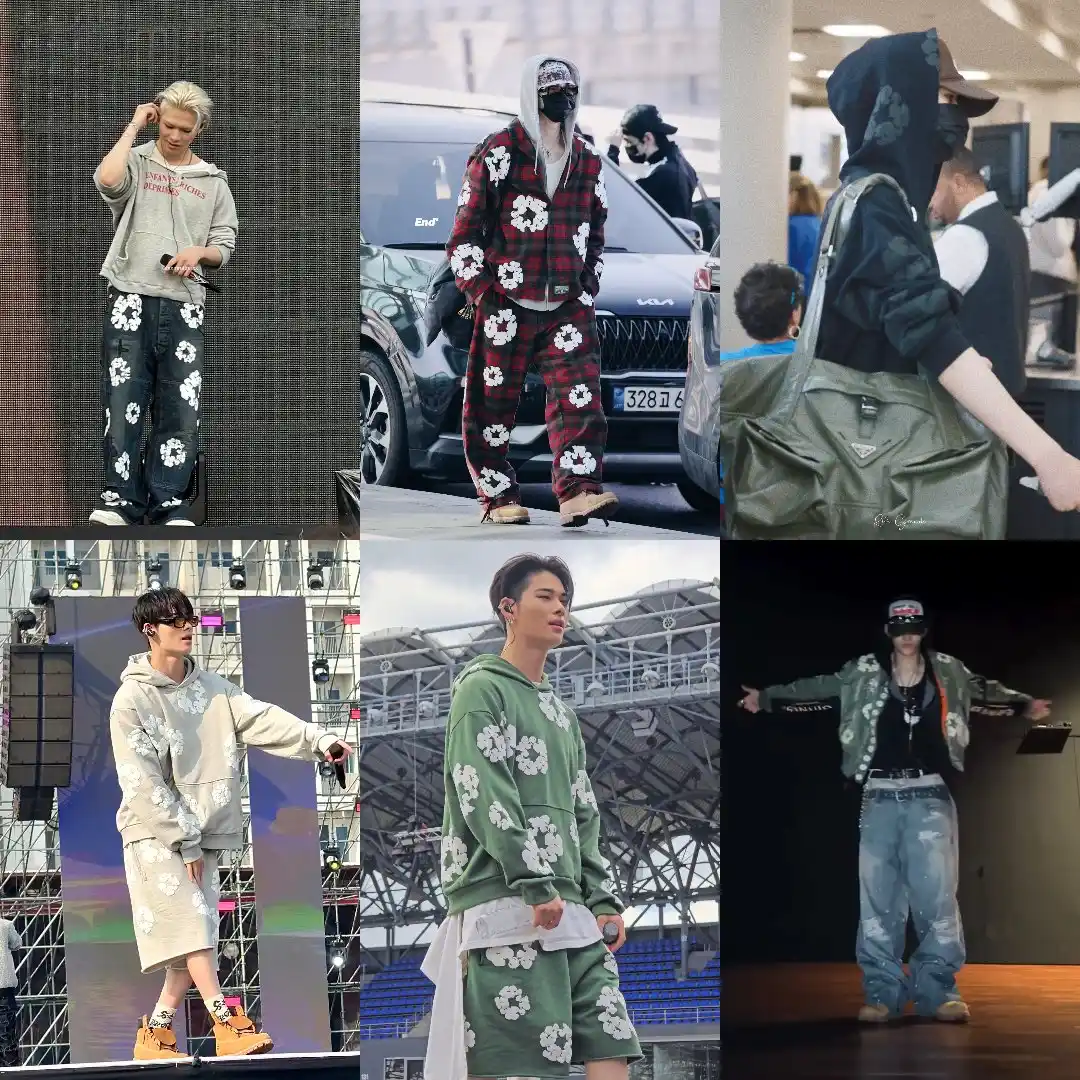 Image from ENHYPEN UPDATE ♡ ONE TWO CONNECT: Outfit favorit adek riki nih.. Yang sekarang SC di bangkok, celana nya...