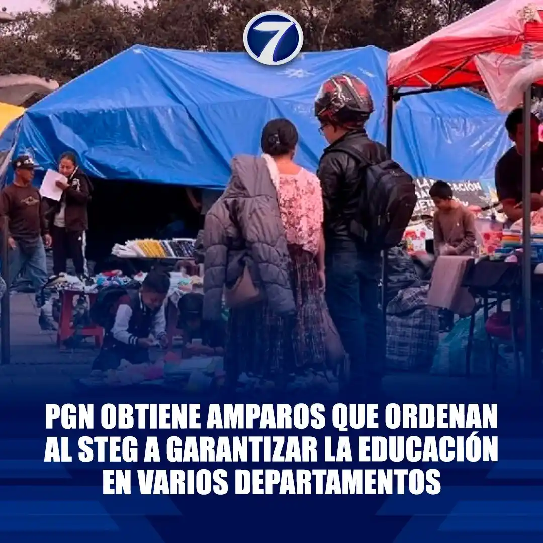 Image from Noti7: PGN obtiene amparos que ordenan al STEG a garantizar la educación en v...