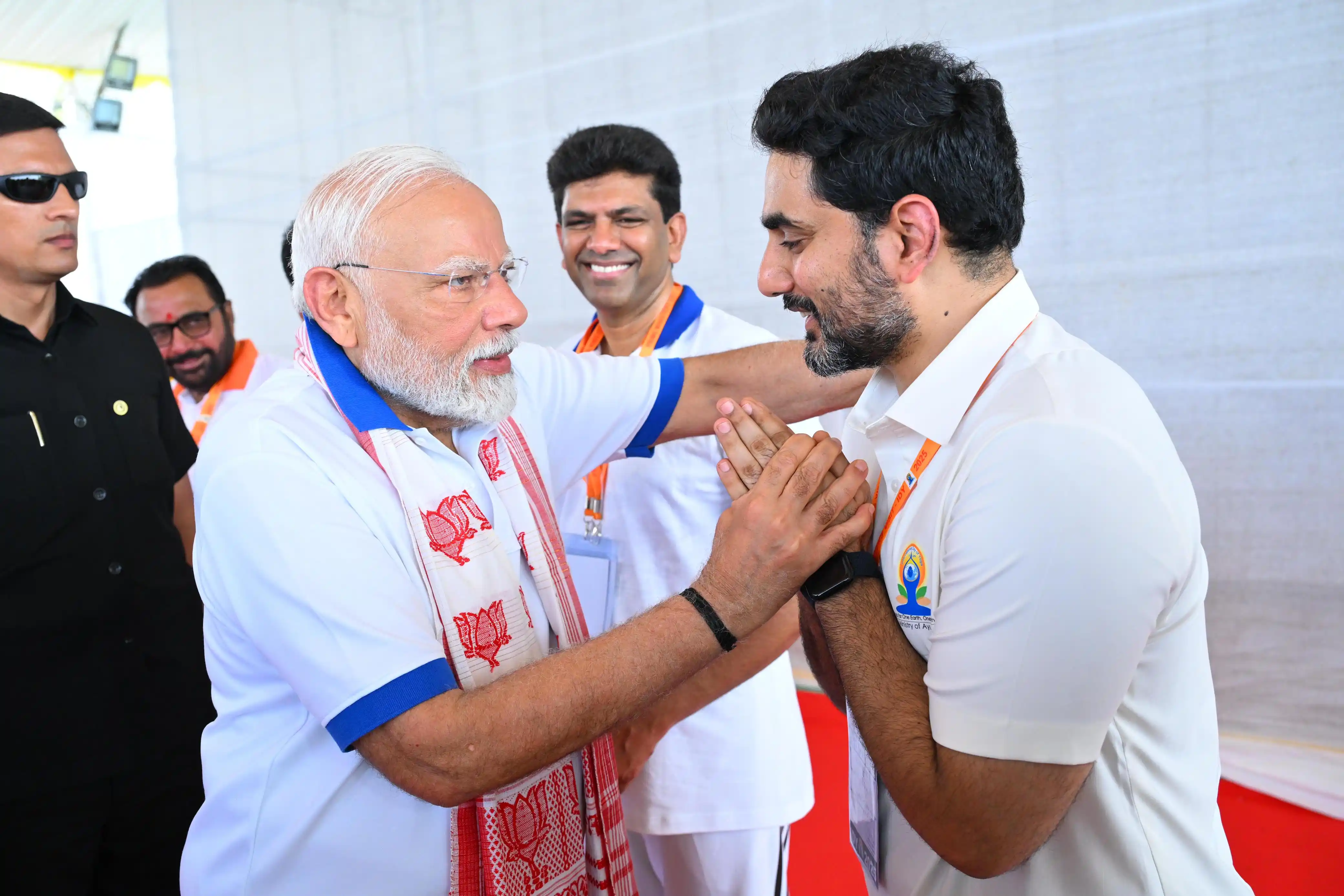 Image from ManaTDP App - Official: ప్రధాని ప్రశంసలందుకున్న లోకేష్ యోగాంధ్ర విజయవంతం కావడంలో తన వంతు పాత...