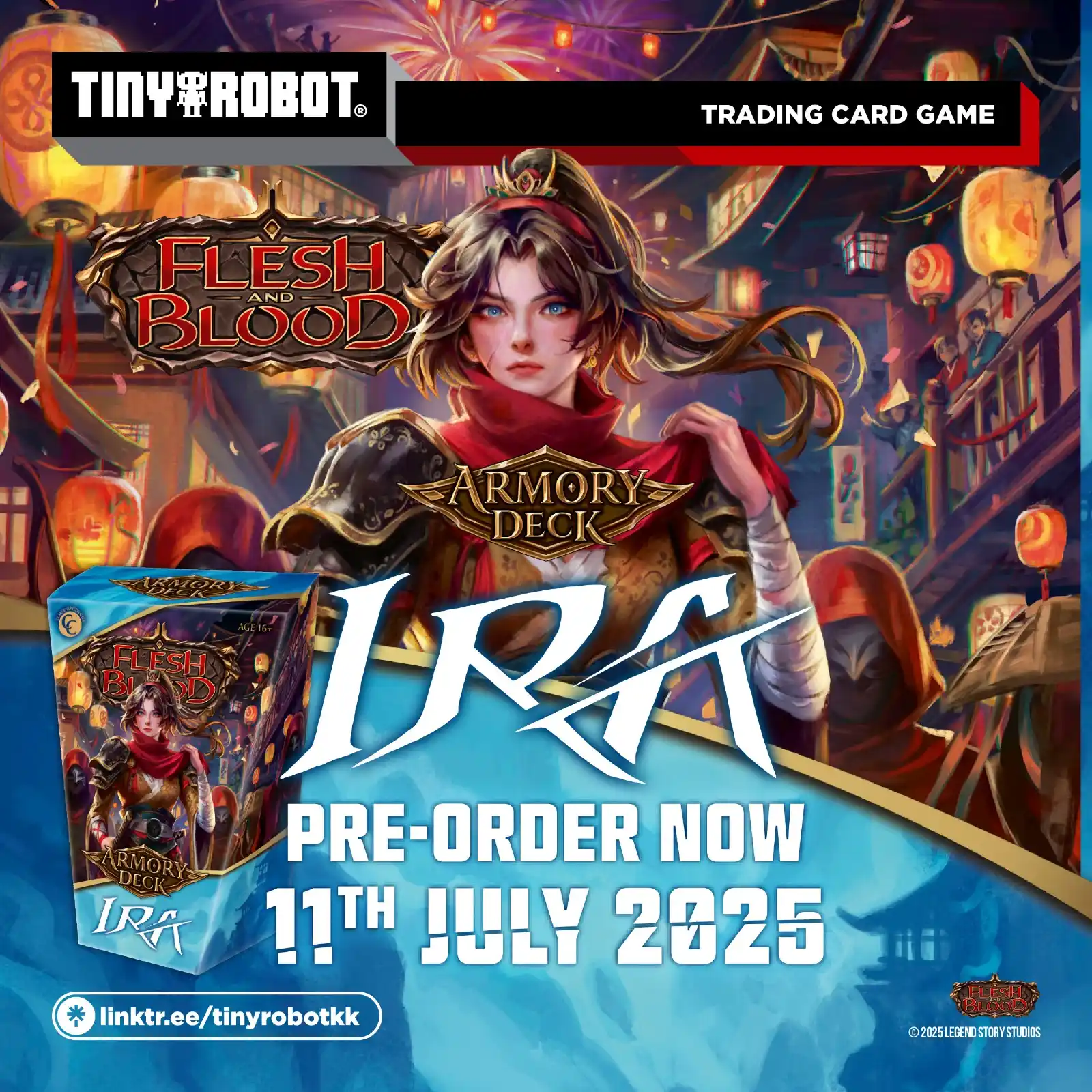 Image from TinyRobot: Pre-Order Flesh and Blood TCG Armory Deck - Ira now at TinyRobot Onlin...