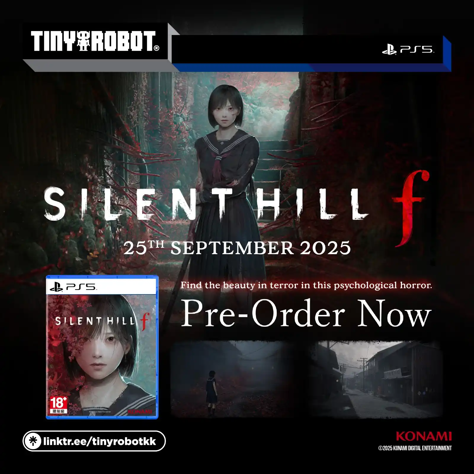 Image from TinyRobot: Pre-Order Silent Hill F for PlayStation 5 now at TinyRobot Online & Re...