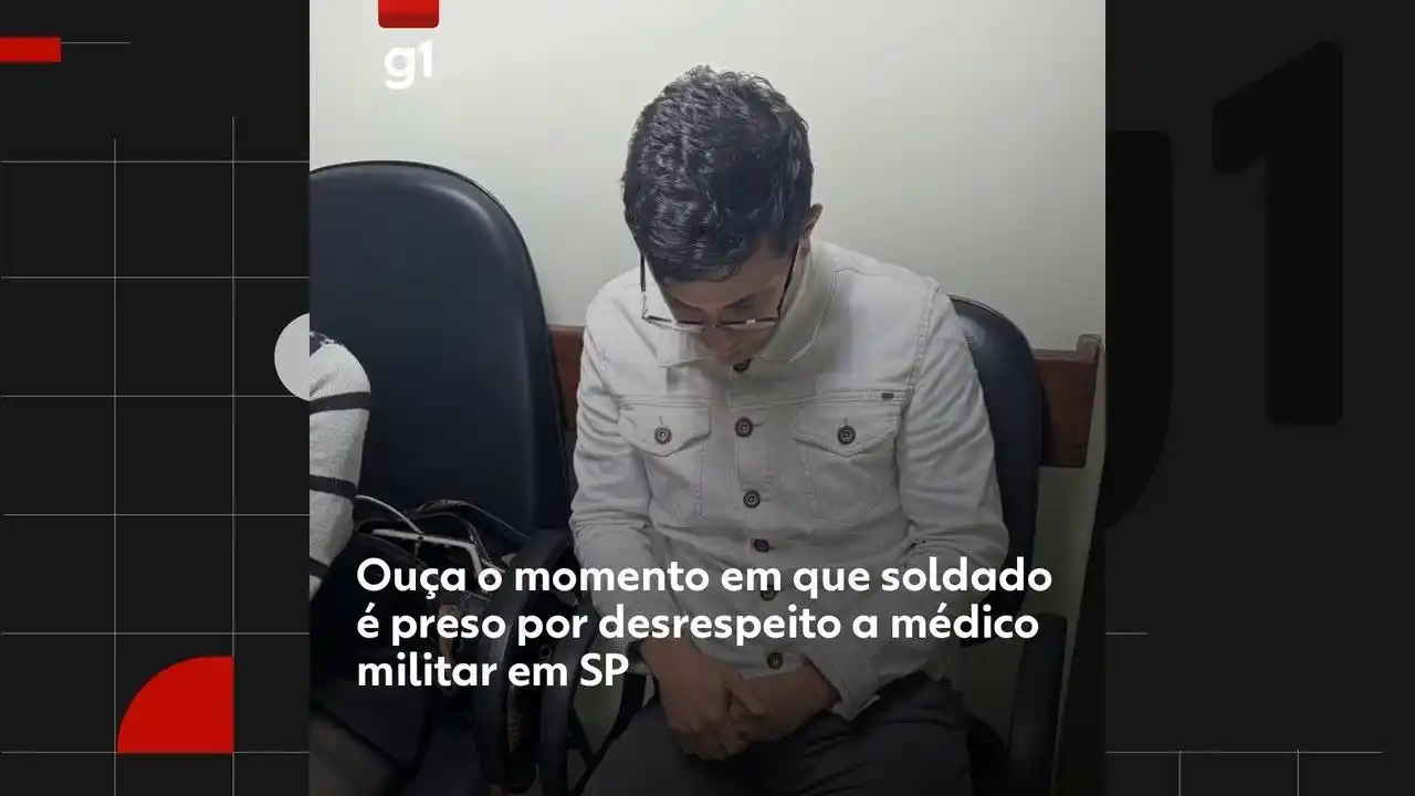 Image from g1: Proibido chamar de 'você': Entenda prisão por desacato de soldado da P...