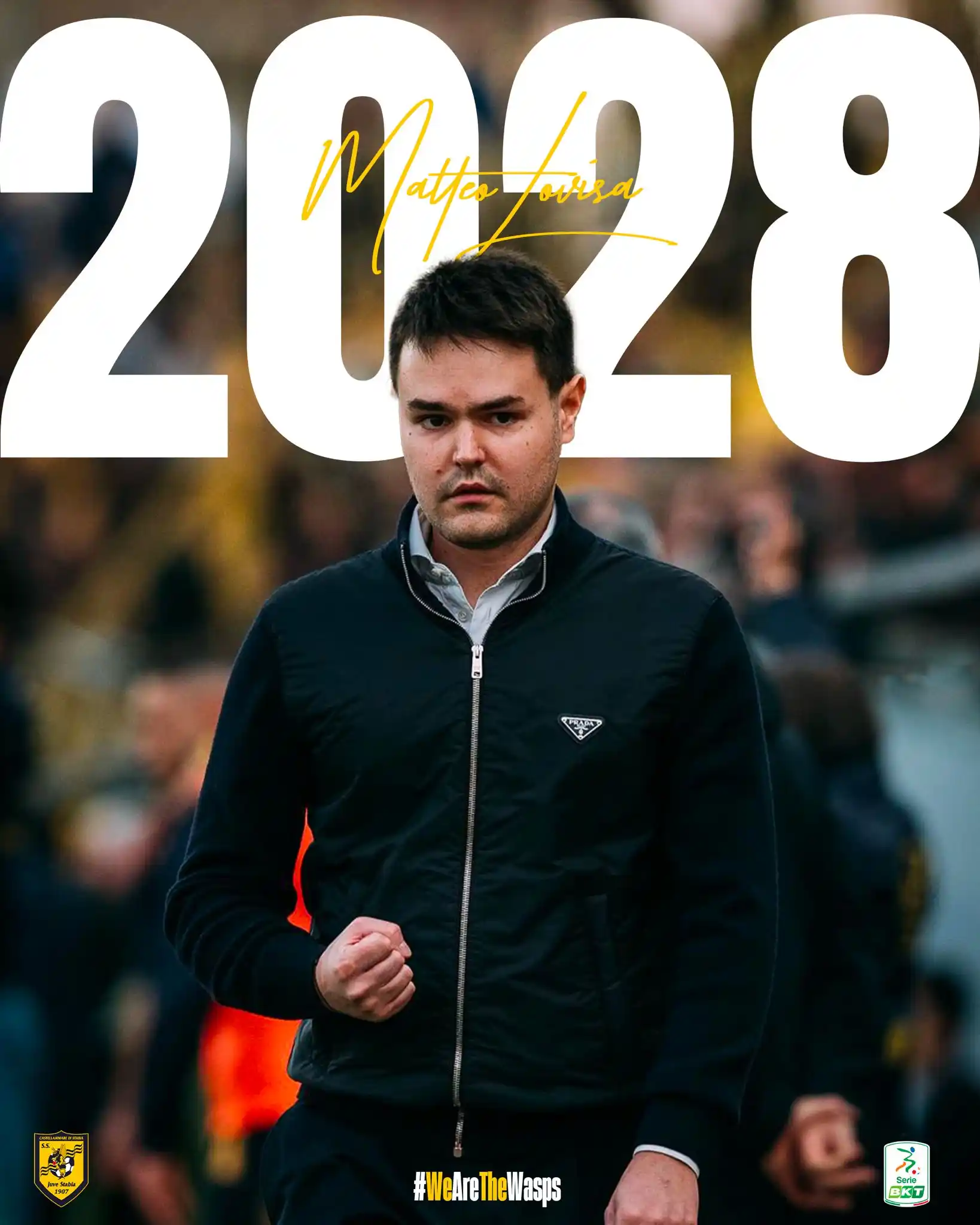 Image from S. S. Juve Stabia 1907 - Official Channel: Prolungamento del contratto con il direttore sportivo Matteo Lovisa  �...